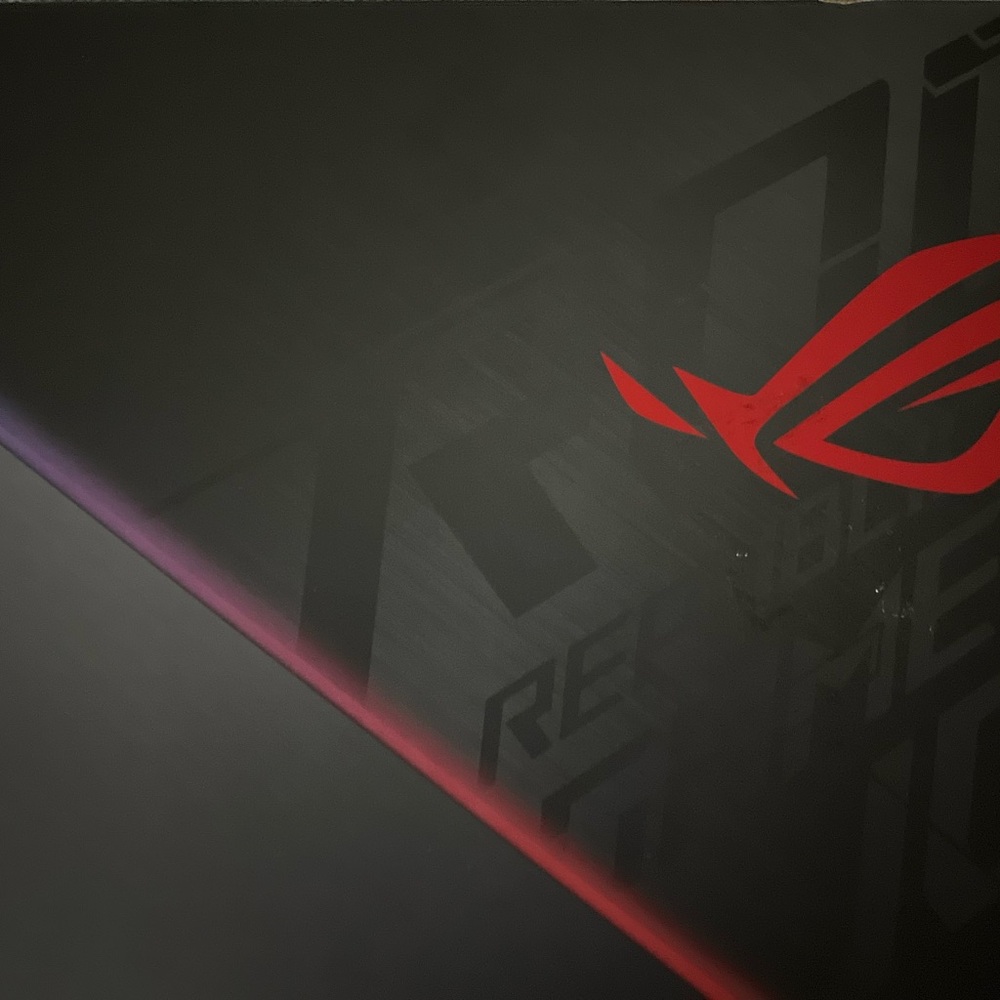 ASUS ROG Laptop with Red and Black Design